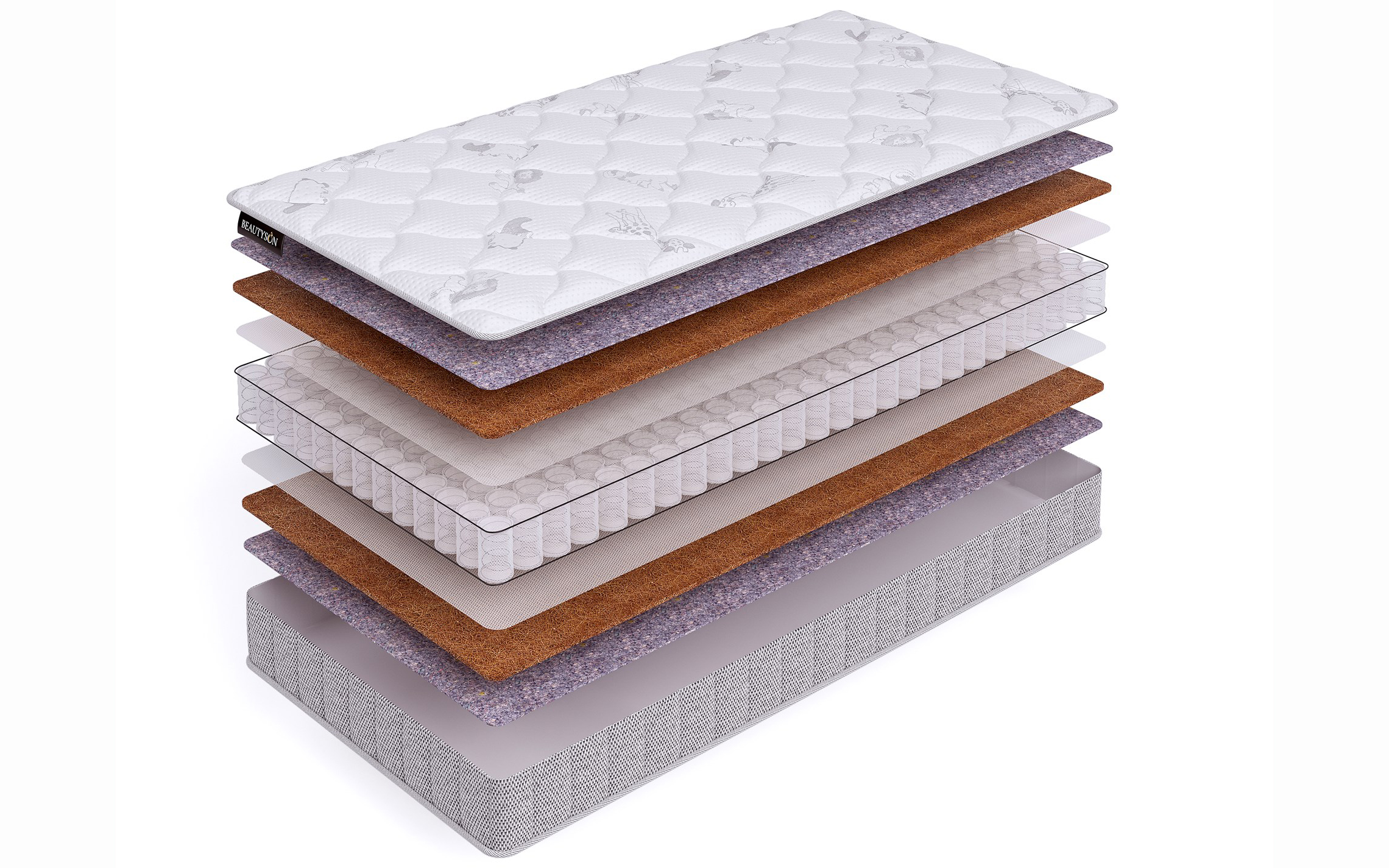 фото: Детский Матрас Beautyson Baby Pocket Plus S600